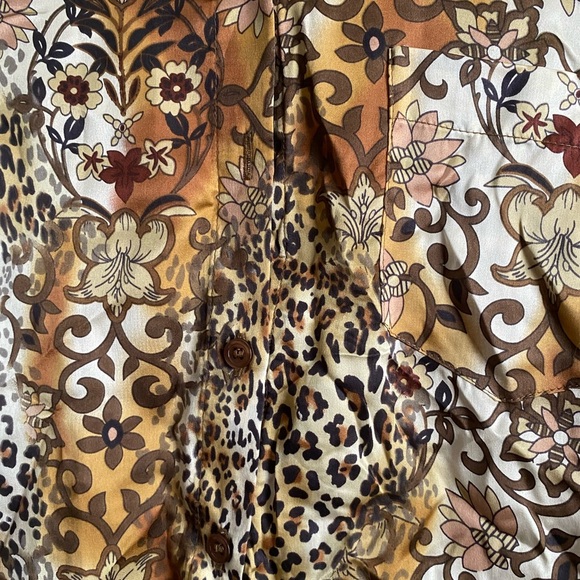 Women’s Silk Blouse | Silk Button Up | Women Silk Shirt | Women Silk Button-Up - Picture 13 of 14